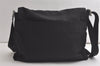 Authentic GUCCI Shoulder Cross Body Bag Purse Nylon Leather 0190340 Black 5691K