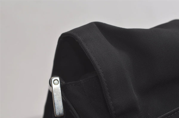 Authentic GUCCI Shoulder Cross Body Bag Purse Nylon Leather 0190340 Black 5691K