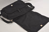 Authentic GUCCI Shoulder Cross Body Bag Purse Nylon Leather 0190340 Black 5691K