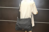 Authentic GUCCI Shoulder Cross Body Bag Purse Nylon Leather 0190340 Black 5691K