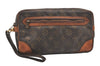 Authentic Louis Vuitton Monogram Marly Dragonne GM M51825 Clutch Hand Bag 5693K