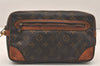 Authentic Louis Vuitton Monogram Marly Dragonne GM M51825 Clutch Hand Bag 5693K