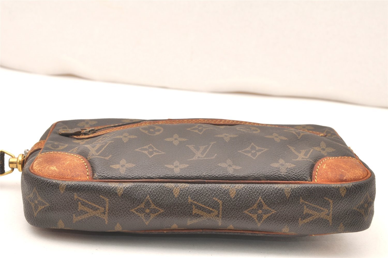 Authentic Louis Vuitton Monogram Marly Dragonne GM M51825 Clutch Hand Bag 5693K