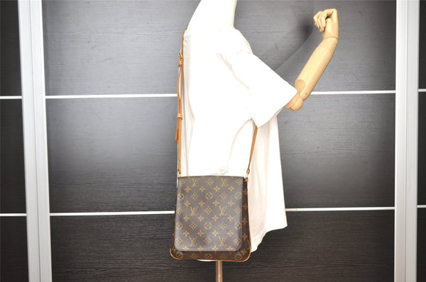 Auth Louis Vuitton Monogram Musette Salsa M51387 Long Shoulder Cross Bag 5694I
