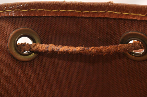 Authentic Louis Vuitton Monogram Petit Noe M42226 Shoulder Drawstring Bag 5696I