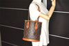 Authentic Louis Vuitton Monogram Bucket PM Shoulder Tote Bag M42238 Junk 5697K