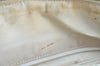Authentic CHANEL Vintage Caviar Skin CoCo Mark Shoulder Tote Bag White 5698H