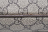 Authentic GUCCI Shoulder Cross Body Bag Purse GG PVC Leather Brown Junk 5699K