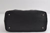 Authentic Christian Dior Panarea Cannage Tote Bag PVC Leather Black 5700I