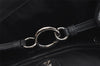 Authentic Christian Dior Panarea Cannage Tote Bag PVC Leather Black 5700I