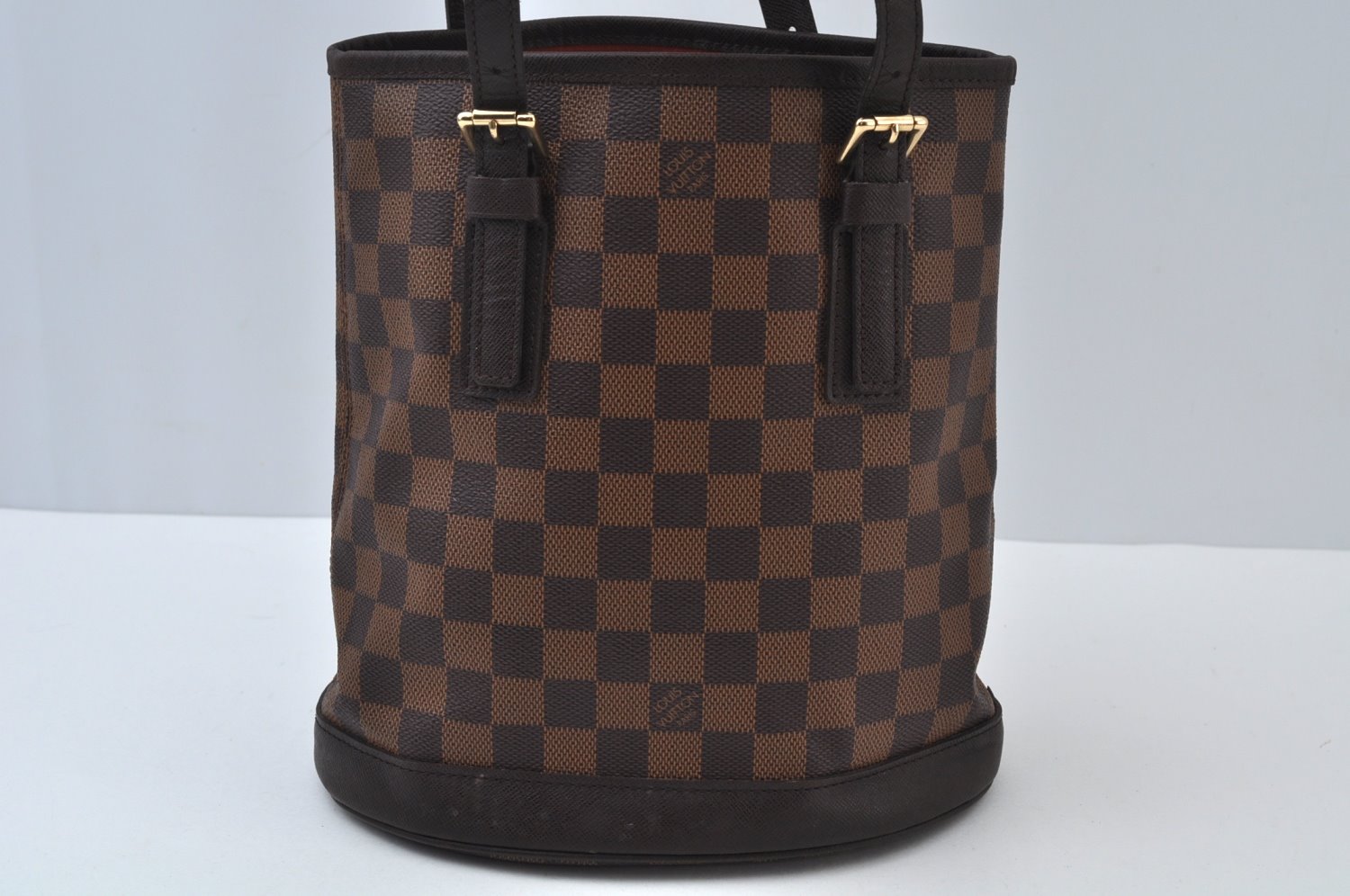 Authentic Louis Vuitton Damier Marais Bucket Shoulder Tote Bag N42240 LV 5701I
