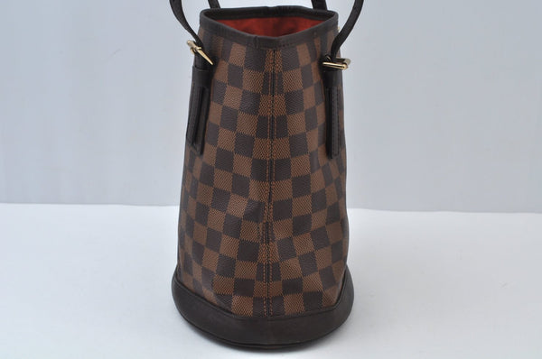 Authentic Louis Vuitton Damier Marais Bucket Shoulder Tote Bag N42240 LV 5701I