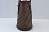 Authentic Louis Vuitton Damier Marais Bucket Shoulder Tote Bag N42240 LV 5701I