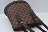 Authentic Louis Vuitton Damier Marais Bucket Shoulder Tote Bag N42240 LV 5701I