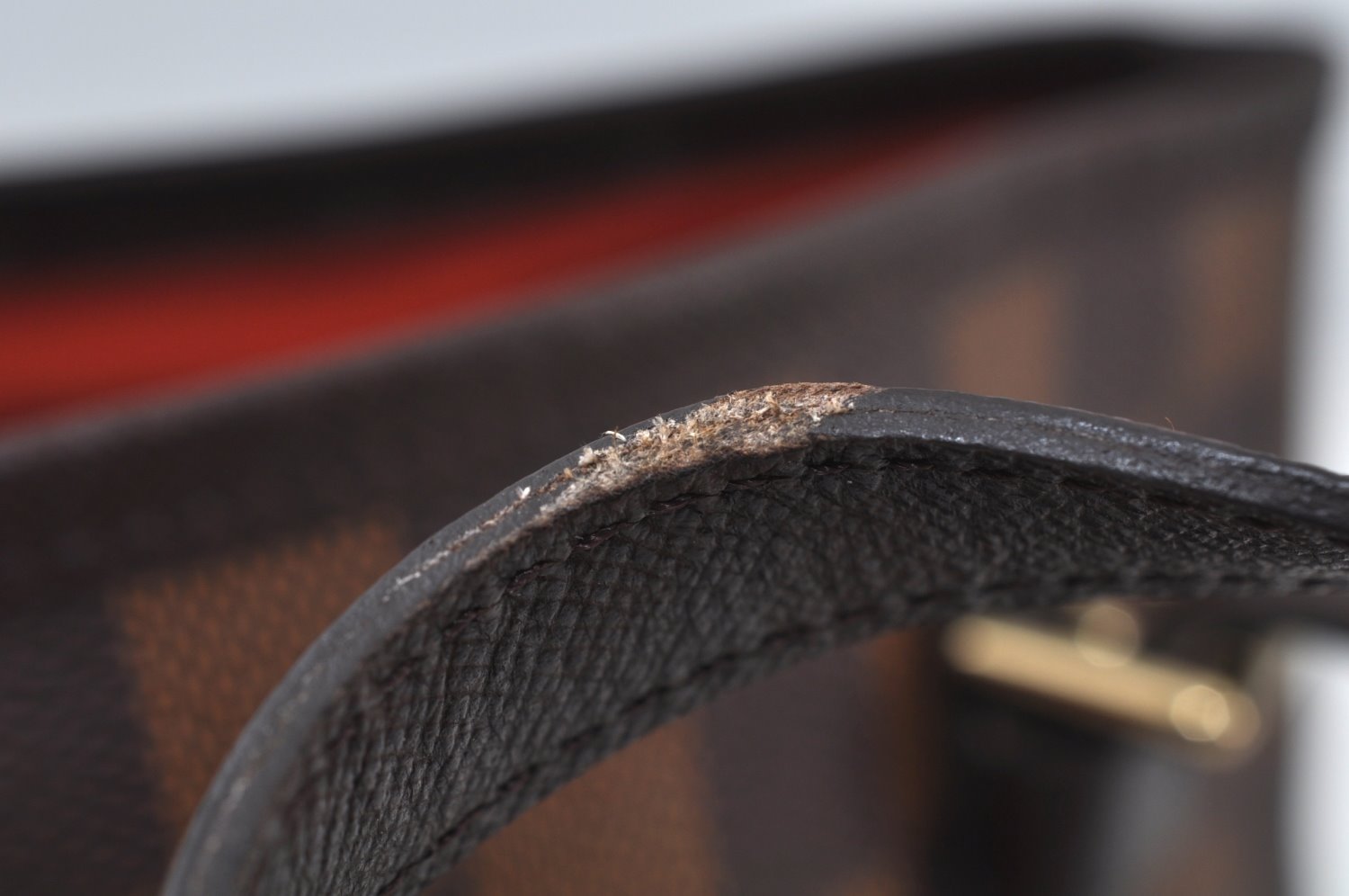 Authentic Louis Vuitton Damier Marais Bucket Shoulder Tote Bag N42240 LV 5701I