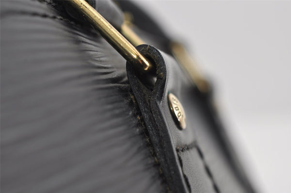 Authentic Louis Vuitton Epi Alma PM Hand Bag Black M40302 LV 5702I