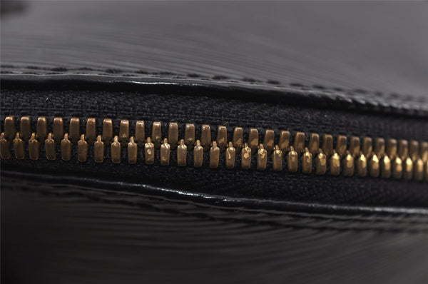 Authentic Louis Vuitton Epi Alma PM Hand Bag Black M40302 LV 5702I