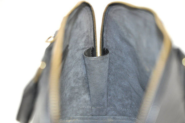 Authentic Louis Vuitton Epi Alma PM Hand Bag Black M40302 LV 5702I
