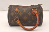 Authentic Louis Vuitton Monogram Mini Speedy Hand Bag Purse Old Model Junk 5702K