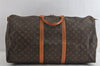 Authentic Louis Vuitton Monogram Keepall Bandouliere 60 M41412 Boston Bag 5704I