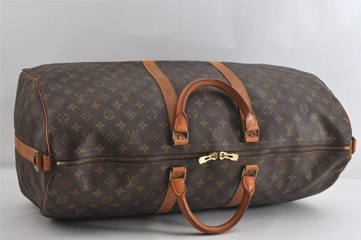 Authentic Louis Vuitton Monogram Keepall Bandouliere 60 M41412 Boston Bag 5704I