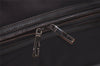 Authentic GUCCI Vintage Shoulder Travel Bag Nylon Leather Brown 5704K