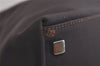 Authentic GUCCI Vintage Shoulder Travel Bag Nylon Leather Brown 5704K