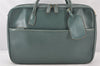 Authentic GUCCI 2Way Briefcase Business Bag Leather Light Blue Junk 5705K
