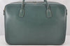 Authentic GUCCI 2Way Briefcase Business Bag Leather Light Blue Junk 5705K