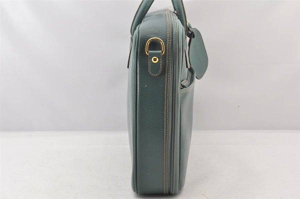 Authentic GUCCI 2Way Briefcase Business Bag Leather Light Blue Junk 5705K