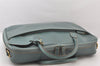 Authentic GUCCI 2Way Briefcase Business Bag Leather Light Blue Junk 5705K