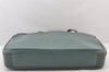 Authentic GUCCI 2Way Briefcase Business Bag Leather Light Blue Junk 5705K