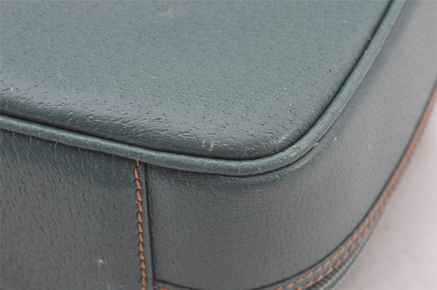 Authentic GUCCI 2Way Briefcase Business Bag Leather Light Blue Junk 5705K
