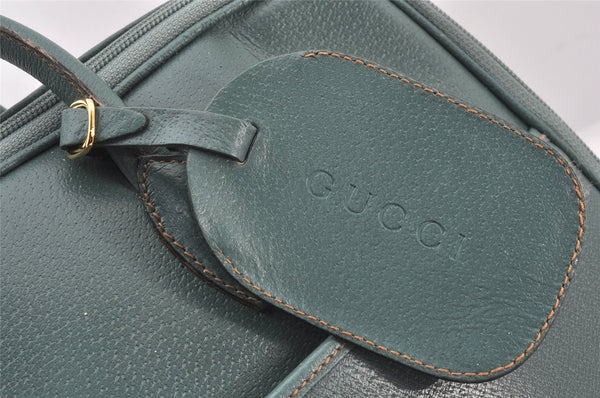 Authentic GUCCI 2Way Briefcase Business Bag Leather Light Blue Junk 5705K