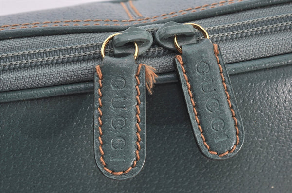 Authentic GUCCI 2Way Briefcase Business Bag Leather Light Blue Junk 5705K