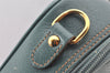 Authentic GUCCI 2Way Briefcase Business Bag Leather Light Blue Junk 5705K