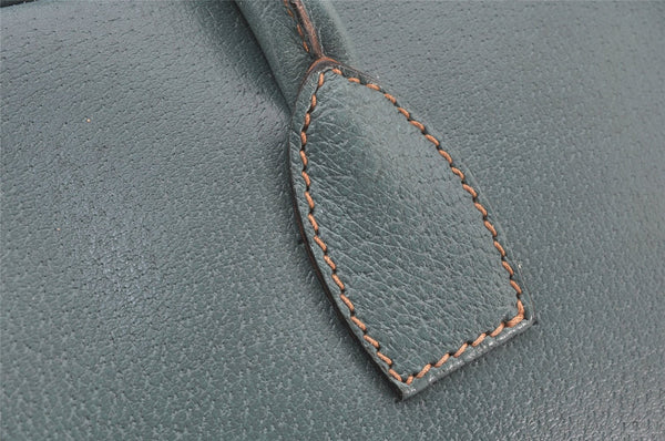 Authentic GUCCI 2Way Briefcase Business Bag Leather Light Blue Junk 5705K
