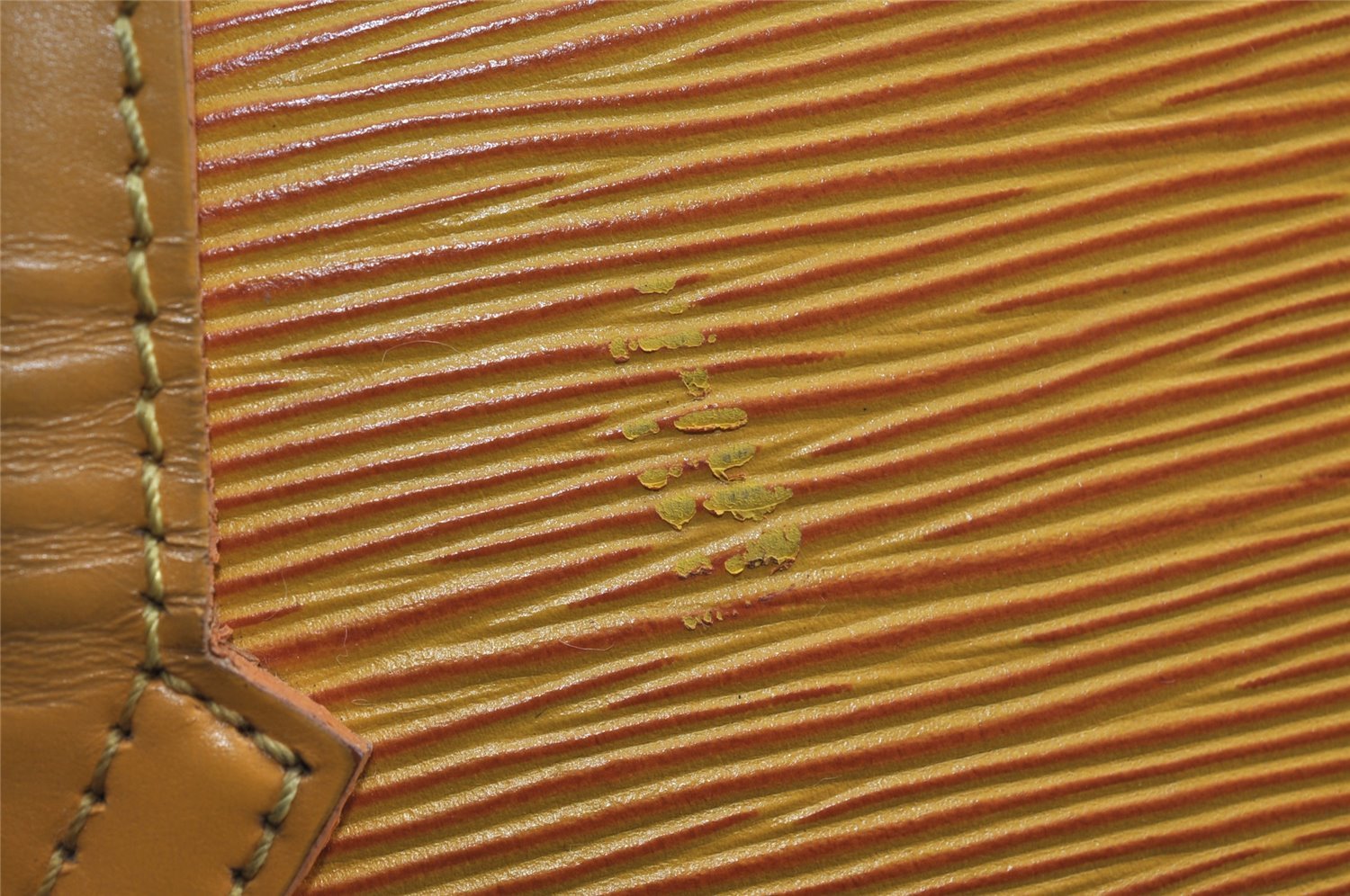 Authentic Louis Vuitton Epi Saint Jacques Hand Bag Yellow M52279 LV 5707I