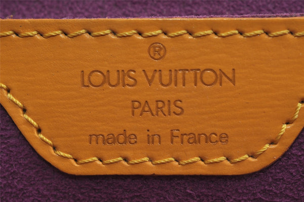 Authentic Louis Vuitton Epi Saint Jacques Hand Bag Yellow M52279 LV 5707I