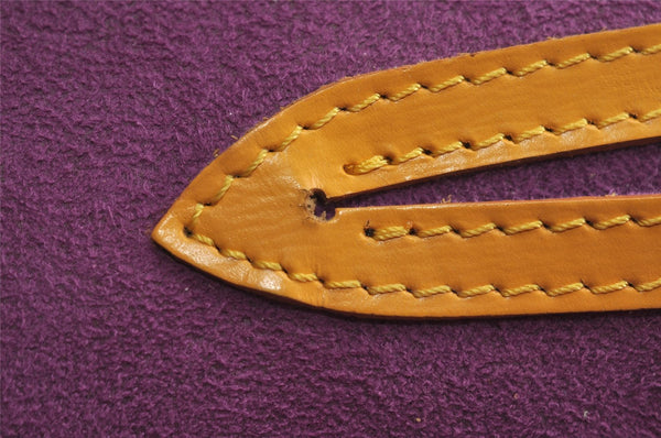 Authentic Louis Vuitton Epi Saint Jacques Hand Bag Yellow M52279 LV 5707I