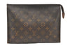 Auth Louis Vuitton Monogram Poche Toilette 26 Cosmetics Pouch Old Model LV 5707K