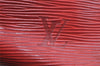 Authentic Louis Vuitton Epi Petit Noe Shoulder Drawstring Bag M44107 Red 5709I