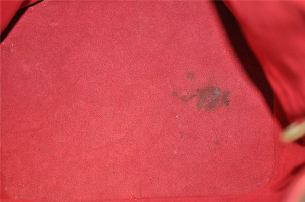 Authentic Louis Vuitton Epi Petit Noe Shoulder Drawstring Bag M44107 Red 5709I