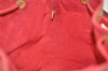 Authentic Louis Vuitton Epi Petit Noe Shoulder Drawstring Bag M44107 Red 5709I