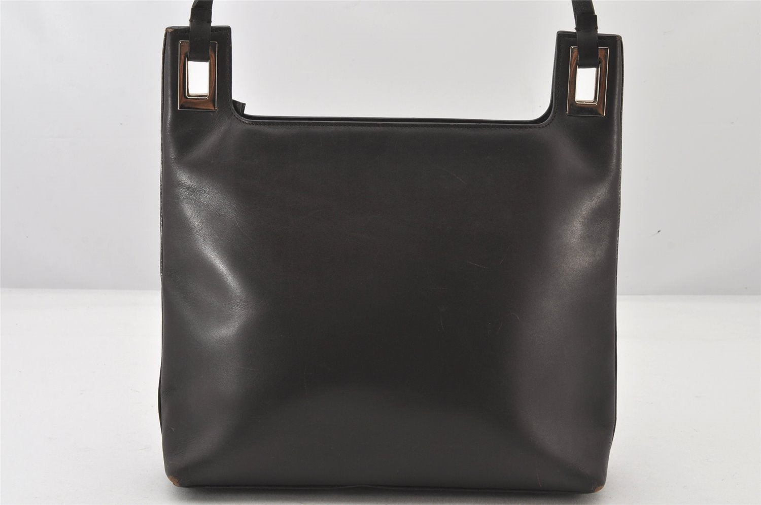 Authentic GUCCI Shoulder Hand Bag Purse Leather 0013099 Brown Junk 5709K