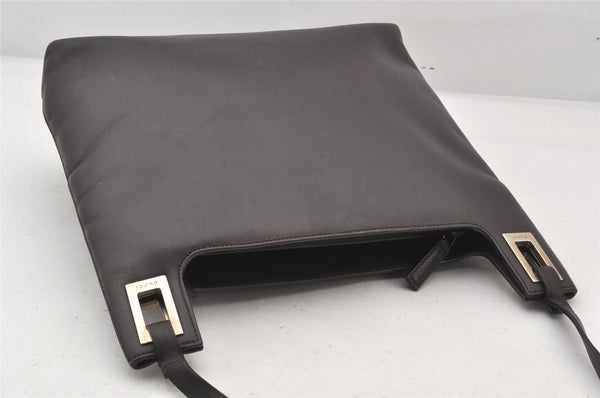 Authentic GUCCI Shoulder Hand Bag Purse Leather 0013099 Brown Junk 5709K