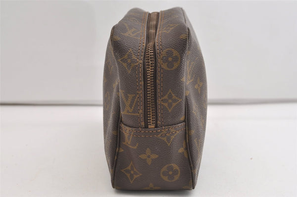 Auth Louis Vuitton Monogram Trousse Toilette 28 Clutch Hand Bag Old Model 5711J