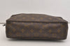 Auth Louis Vuitton Monogram Trousse Toilette 28 Clutch Hand Bag Old Model 5711J