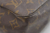 Auth Louis Vuitton Monogram Trousse Toilette 28 Clutch Hand Bag Old Model 5711J