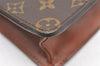 Authentic Louis Vuitton Monogram Pochette Homme Clutch Hand Bag M51795 LV 5713K